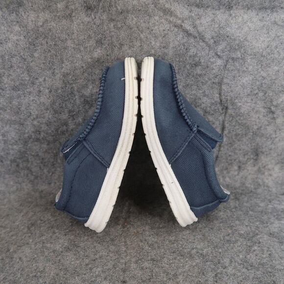 Cat & Jack Shoes Kids 8 Slip On Casual Loafer Moc Toe Comfort Blue Toddler Baby - Picture 9 of 12